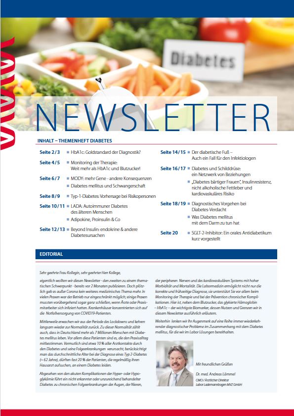 Sonic Newsletter Ansicht