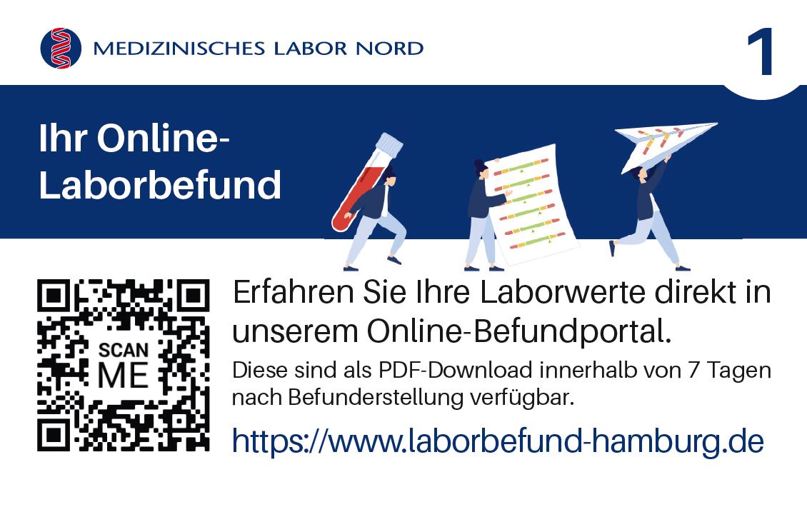 Online-Befundportal Infokarte