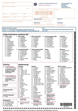 Anforderungsbeleg Allergie