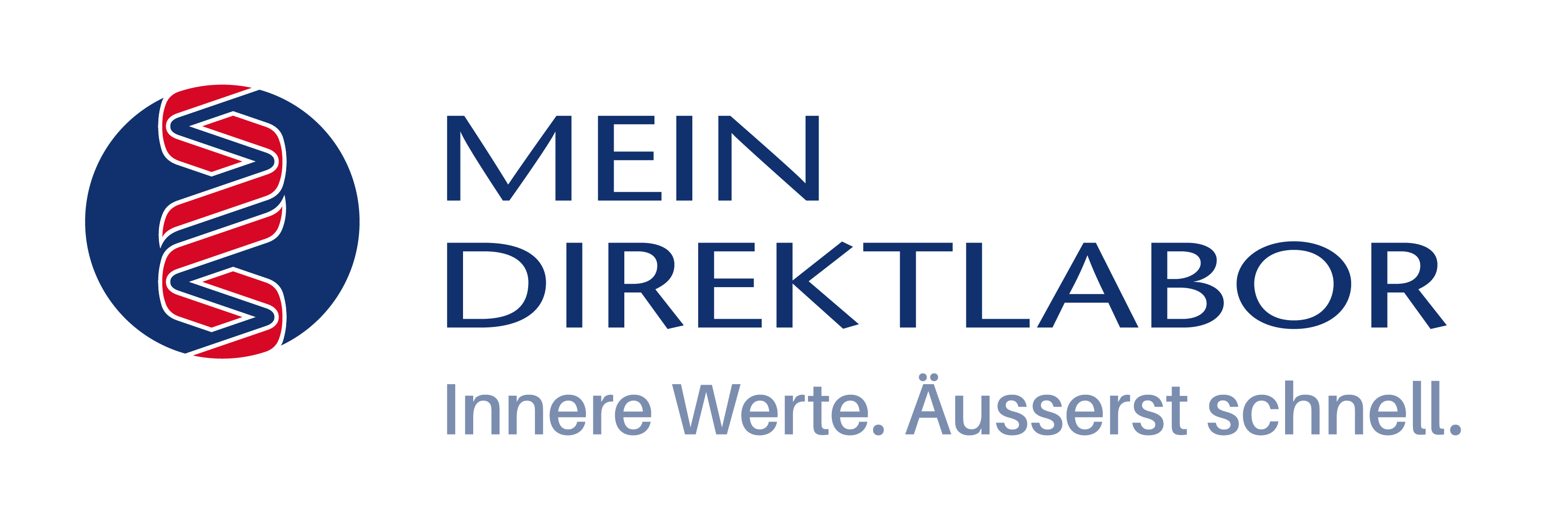 Logo Mein Direktlabor Innere Werte. Äußerst schnell.